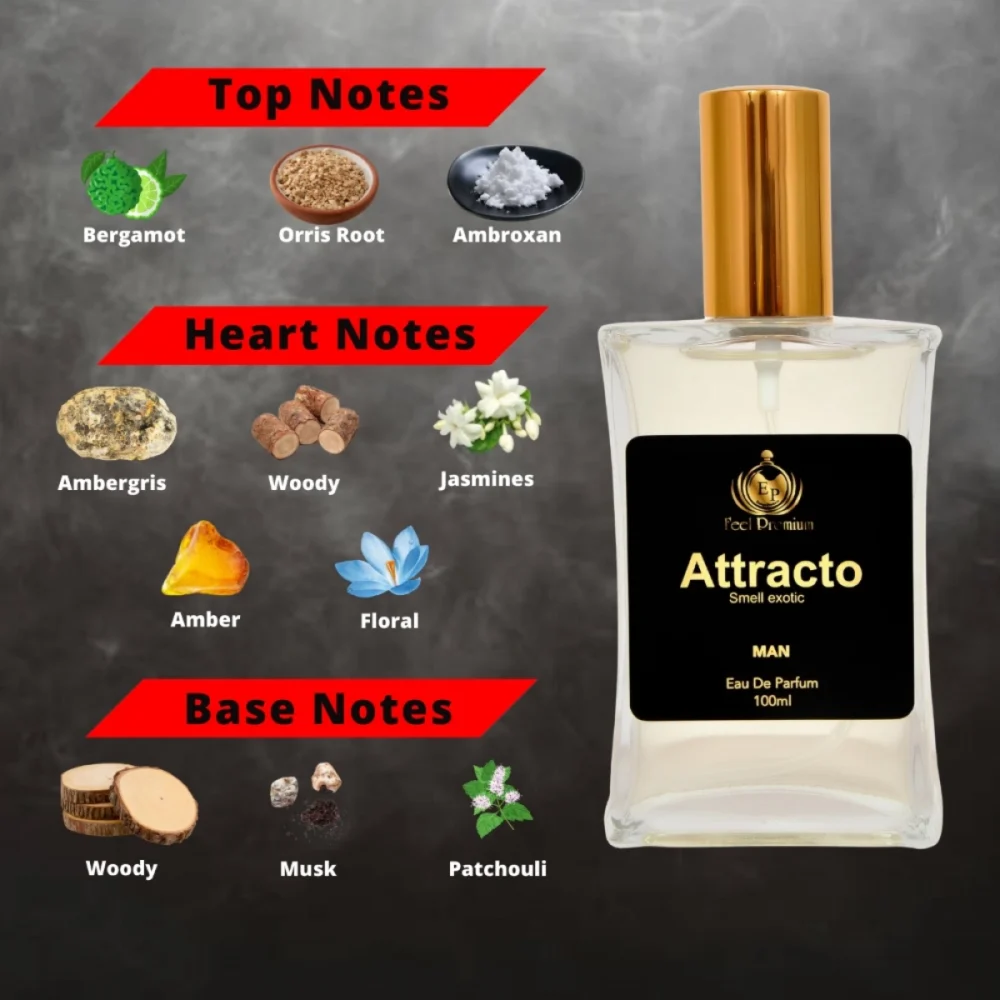 Generic Europa Attracto 100ml Perfume Spray For Men - Image 3