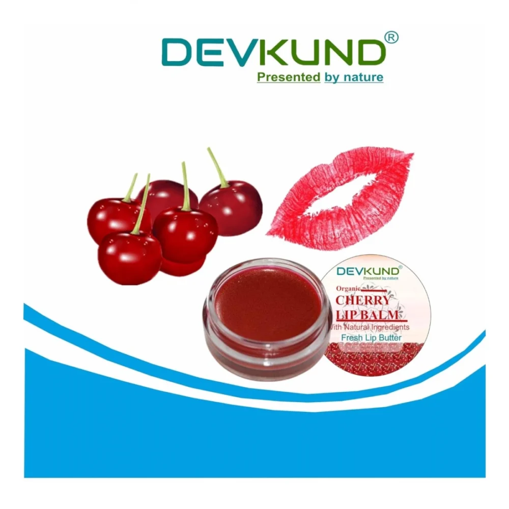 Generic Unisex Herbal Dark And Chapped Lips Cherry Lip Balm (10gm) - Image 3